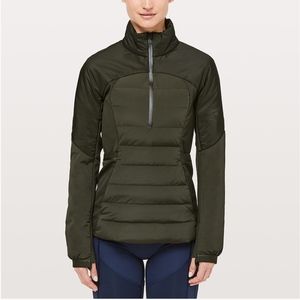 pullover, down, half zip, Lululemon